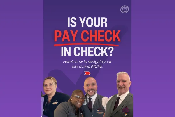 Delta Flight attendants checking their paycheck after meltdown.