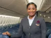 Delta Flight Attendant, Grey uniform