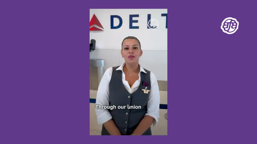 Delta Flight Attendant talks about our union.