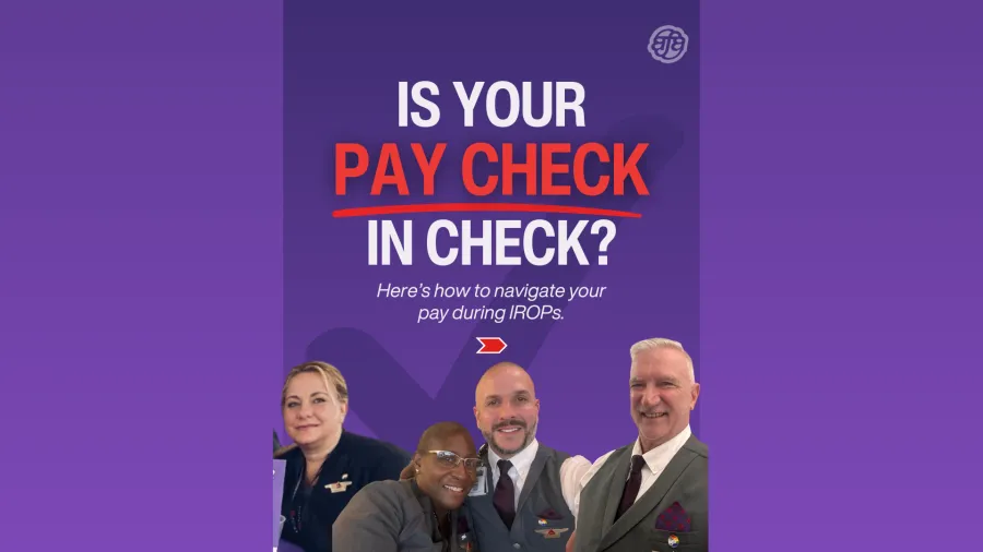 Delta Flight attendants checking their paycheck after meltdown.