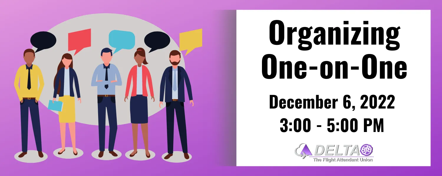 Delta AFA One-On-One Organizing Conversation