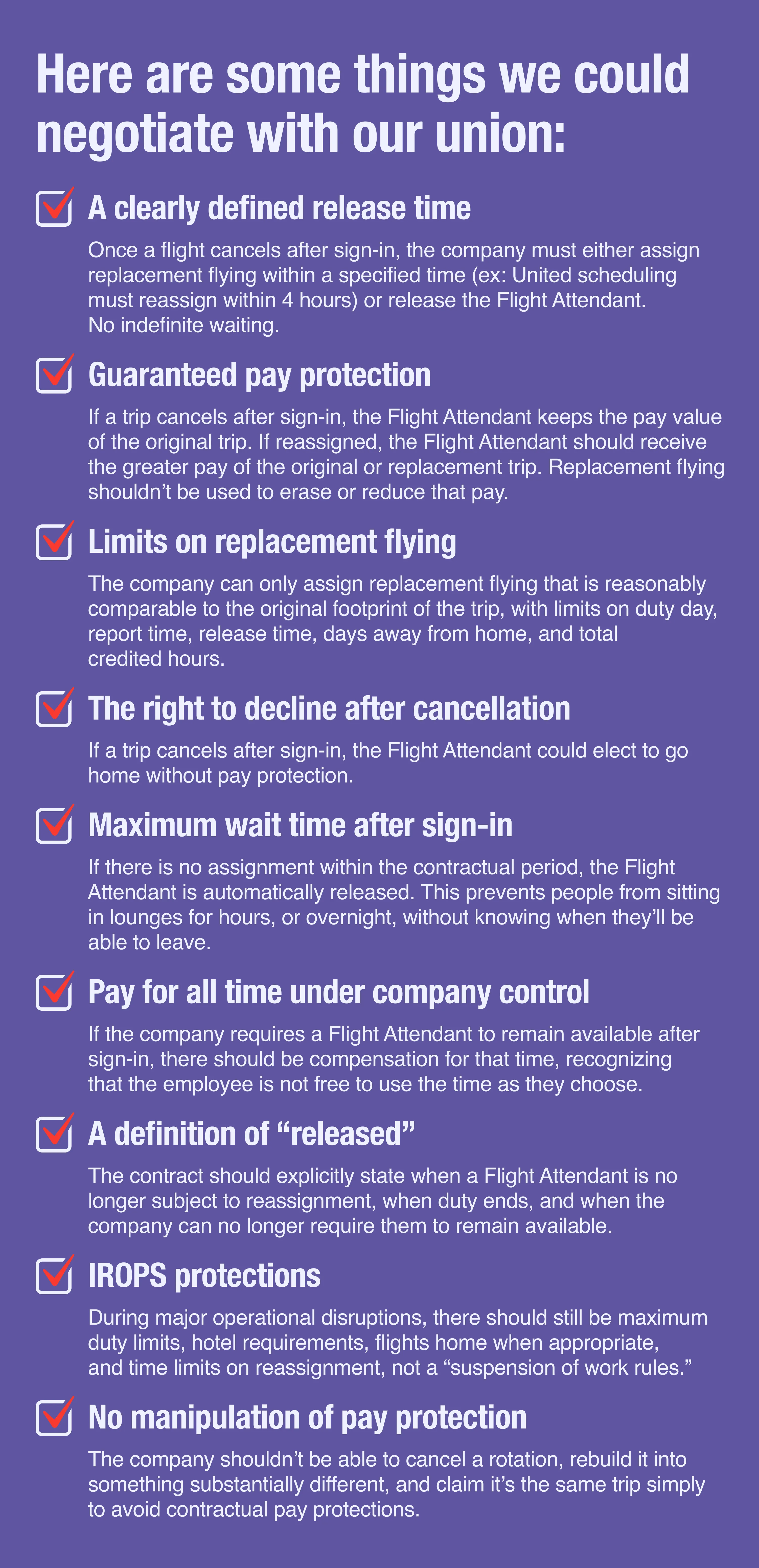 negotiate with a union