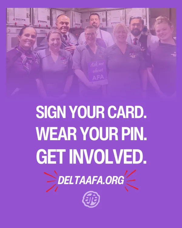 Sign your card. Wear your pin. Get involved.